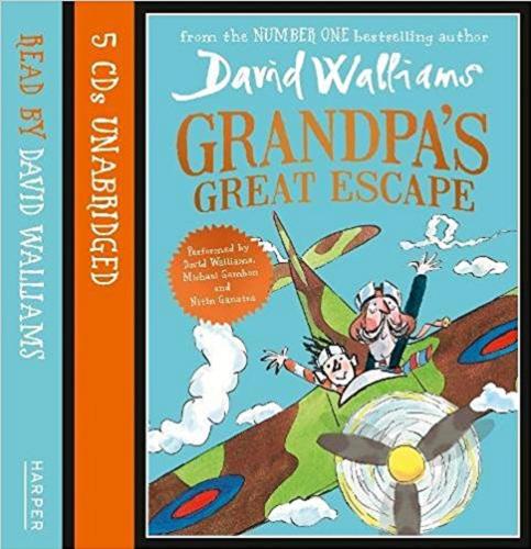 Okładka książki Grandpa`s great escape / David Walliams.