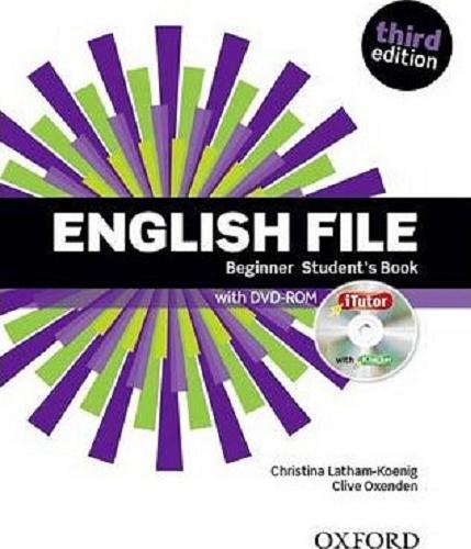 Okładka książki  English file beginner : student`s book : [with DVD-ROM]  2