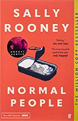 Okładka książki Normal people / Sally Rooney.