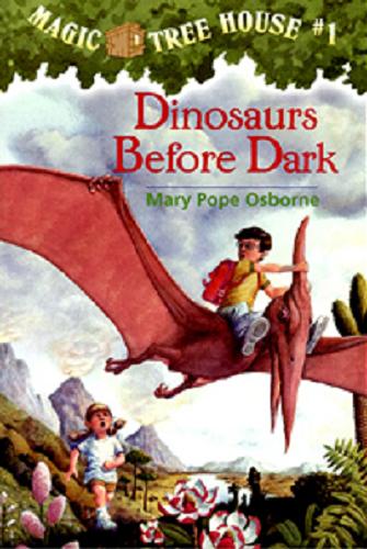 Okładka książki Dinosaurs before dark [ang.] / Mary Pope Osborne ; il. Sal Murdocca.