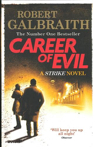 Okładka książki Career of evil / Robert Galbraith.