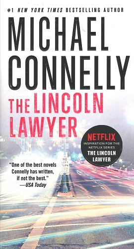 Okładka książki The Lincoln lawyer / Michael Connelly.