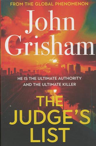 Okładka książki The judge`s list / John Grisham.