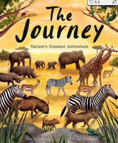 Okładka książki The journey : nature`s greatest adventure / written by Jonny Marx ; illustrated by Hanako Clulow.