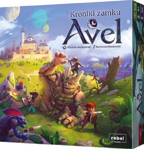 Okładka książki Kroniki zamku Avel [Gra planszowa] / Przemek Wojtkowiak ; ilustracje Bartłomiej Kordowski.