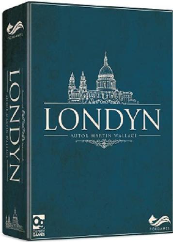 Okładka książki Londyn : [Gra planszowa] / autor Martin Wallace ; ilustracje Mike Atkinson, Natalia Borek i Przemysław Sobiecki.