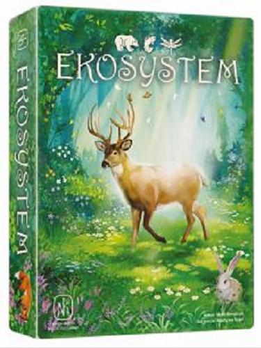 Okładka książki Ekosystem / [Gra edukacyjna] autor Matt Simpson ; ilustracje: Martyna Szpil ; [tłumaczenie z języka angielskiego].