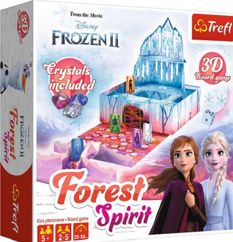Okładka książki Frozen II [Gra planszowa] : Forest Spirit / autor gry: Paulina Kortas ; zespół: Jacek Zdybel, Bartosz Odorowicz, Adam Bukowski ; opracowanie graficzne: Sebastian Goyke.