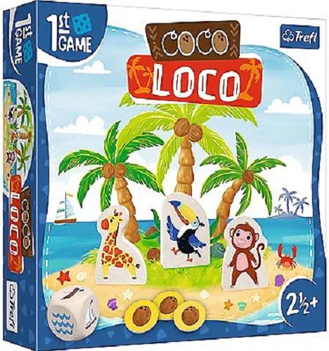 Okładka  Coco loco [Gra] / game designed by: Monika Rutowska-Leśniewska ; illustrations: Roksana Barwińska.