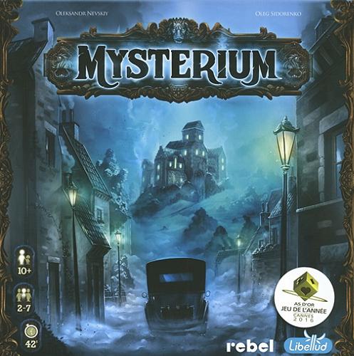 Okładka książki Mysterium [Gra planszowa] / Oleksandr Nevskiy, Oleg Sidorenko ; ilustracje Xavier Collette, Igor Buriakov.