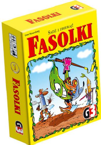 Okładka książki Fasolki [Gra karciana] : sadź i zbieraj! / Uwe Rosenberg ; ilustracje Björn Pertoft.