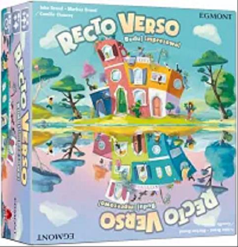 Okładka  Recto Verso [Gra] / autorzy gry: Inka i Marcus Brand ; ilustracje: Camille Chaussy ; tłumaczenie: Sławomir Czuba.