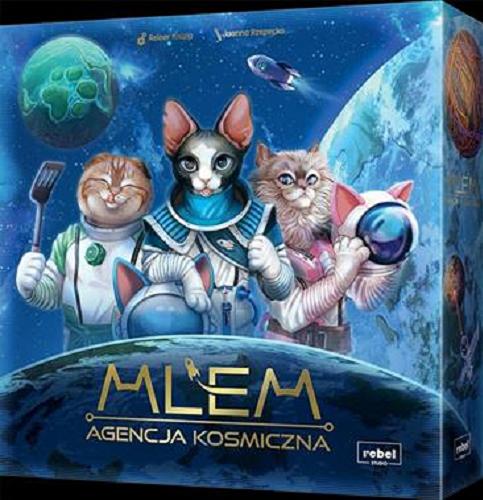 Okładka książki Mlem : agencja kosmiczna / autor gry: Reiner Knizia ; ilustracje: Joanna Rzepecka.