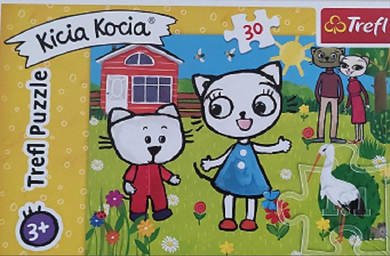 Okładka książki Kicia Kocia [Puzzle] : trefl puzzle / ilustracje Aneta Głowińska.