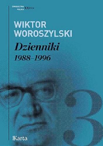 Okładka książki  Dzienniki. T. 3, 1988-1996  13