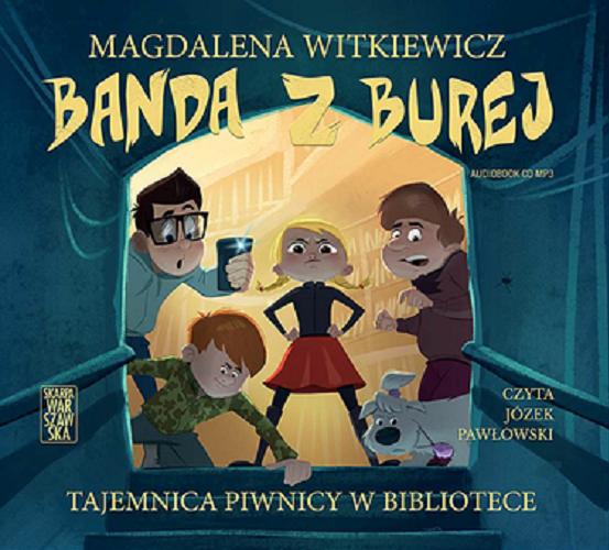 Okładka książki Tajemnica piwnicy w bibliotece [Dokument dźwiękowy] / Magdalena Witkiewicz.