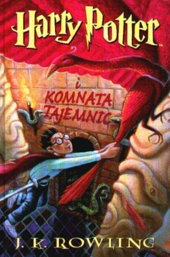 Okładka książki Harry Potter i komnata tajemnic / Joanne K. Rowling ; ilustracje Mary Grandpré ; tłumaczenie Andrzej Polkowski.