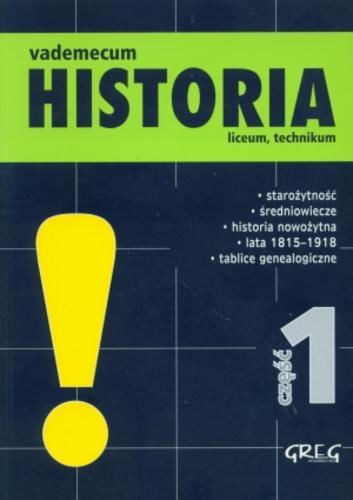 Okładka książki  Historia - vademecum :liceum, technikum  5
