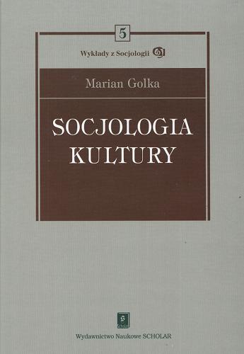 Okładka książki  Socjologia kultury  6