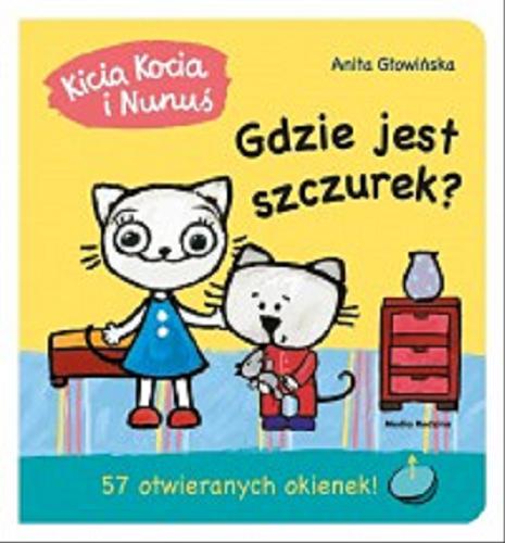 Okładka książki Gdzie jest szczurek? : [57 otwieranych okienek] / [napisała i zilustrowała] Anita Głowińska.