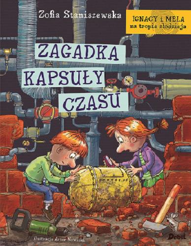 Okładka książki Zagadka kapsuły czasu / Zofia Staniszewska ; ilustracje Artur Nowicki.