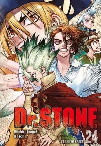 Okładka  Dr. Stone. tom 24, stone to space / Riichiro Inagaki, Boichi ; tłumaczenie Agnieszka Zychma.