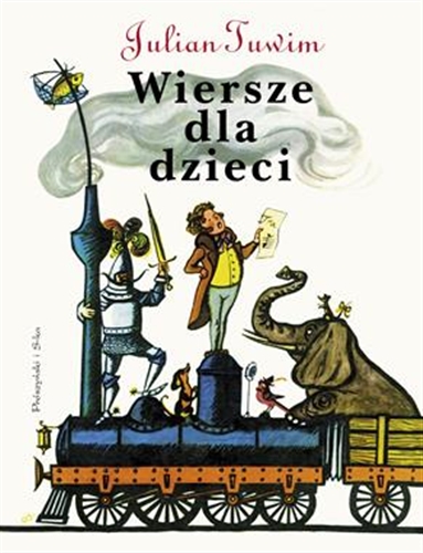 Okładka książki Wiersze dla dzieci / Julian Tuwim ; ilustrowała Olga Siemaszko.
