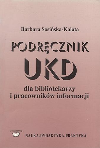 Okładka książki  Podręcznik UKD dla bibliotekarzy i pracowników informacji  3