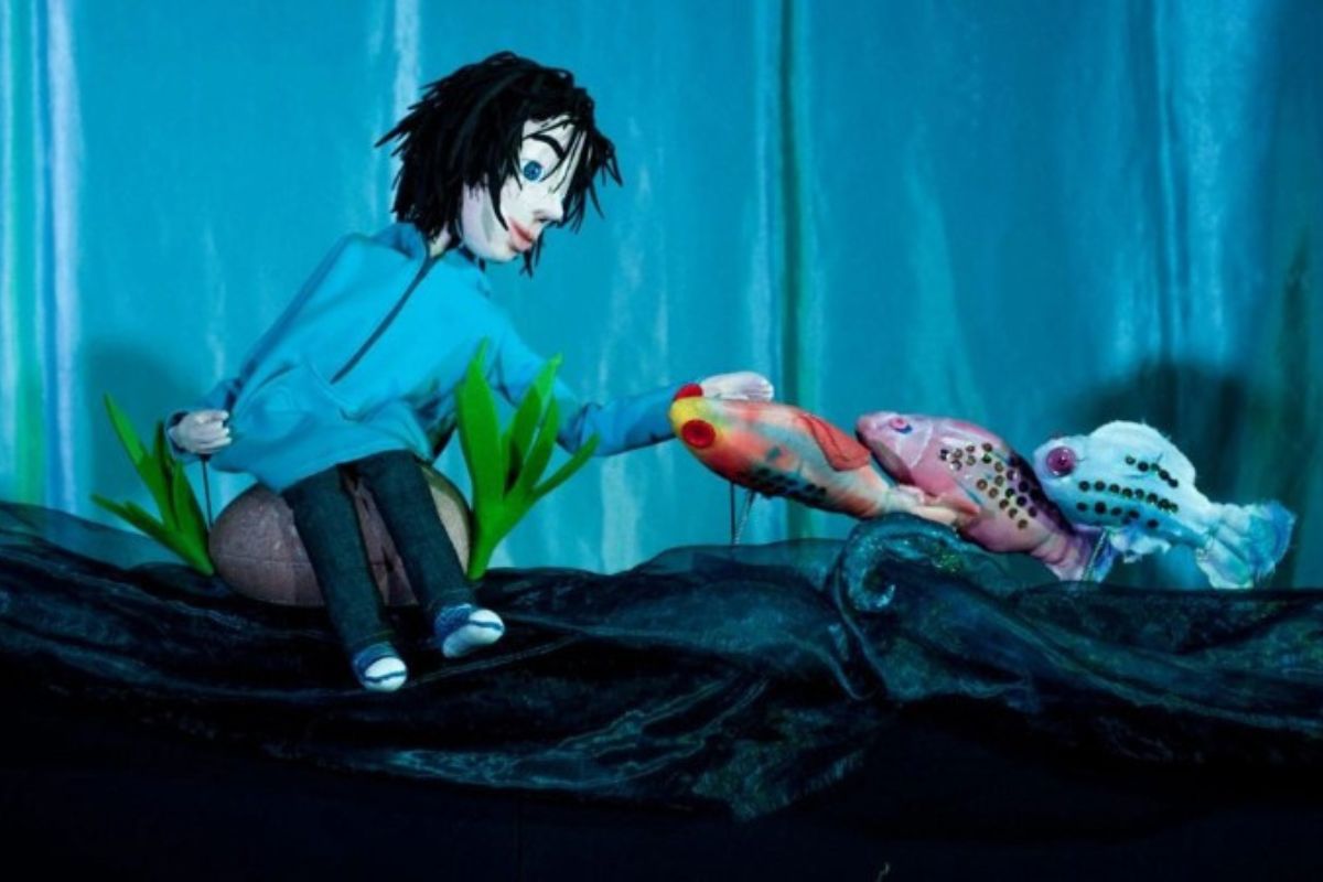 Scena ze spektaklu teatru Igraszka, „Wiślana opowieść”