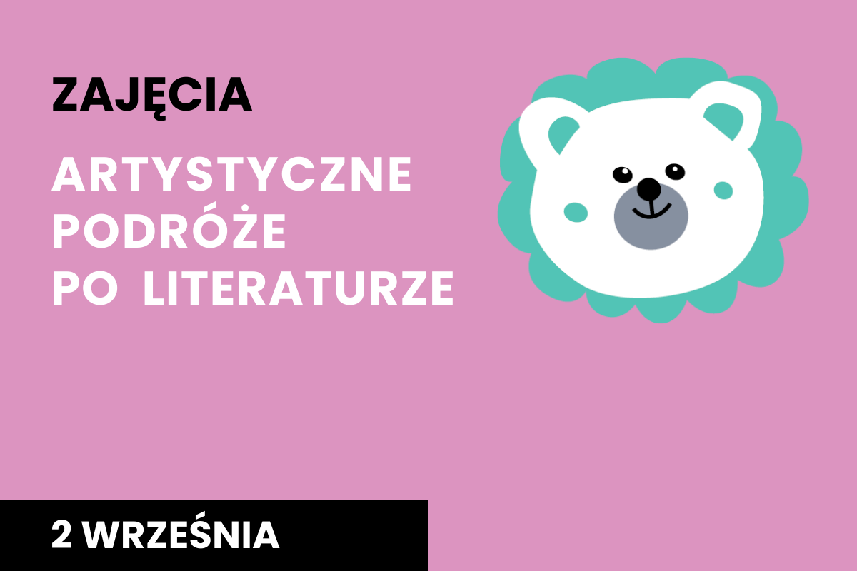 Rysunek twarzy niedźwiadka z aureolą wokół.