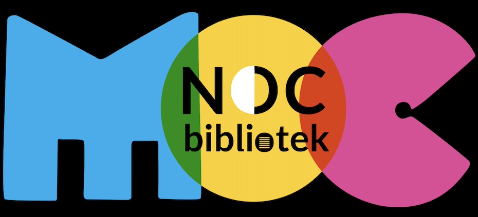 Logo noc/moc bibliotek 2024