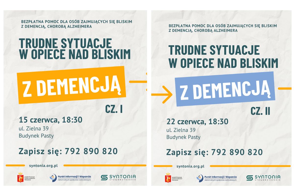 Plakaty z napisami, treść zawarta w artykule