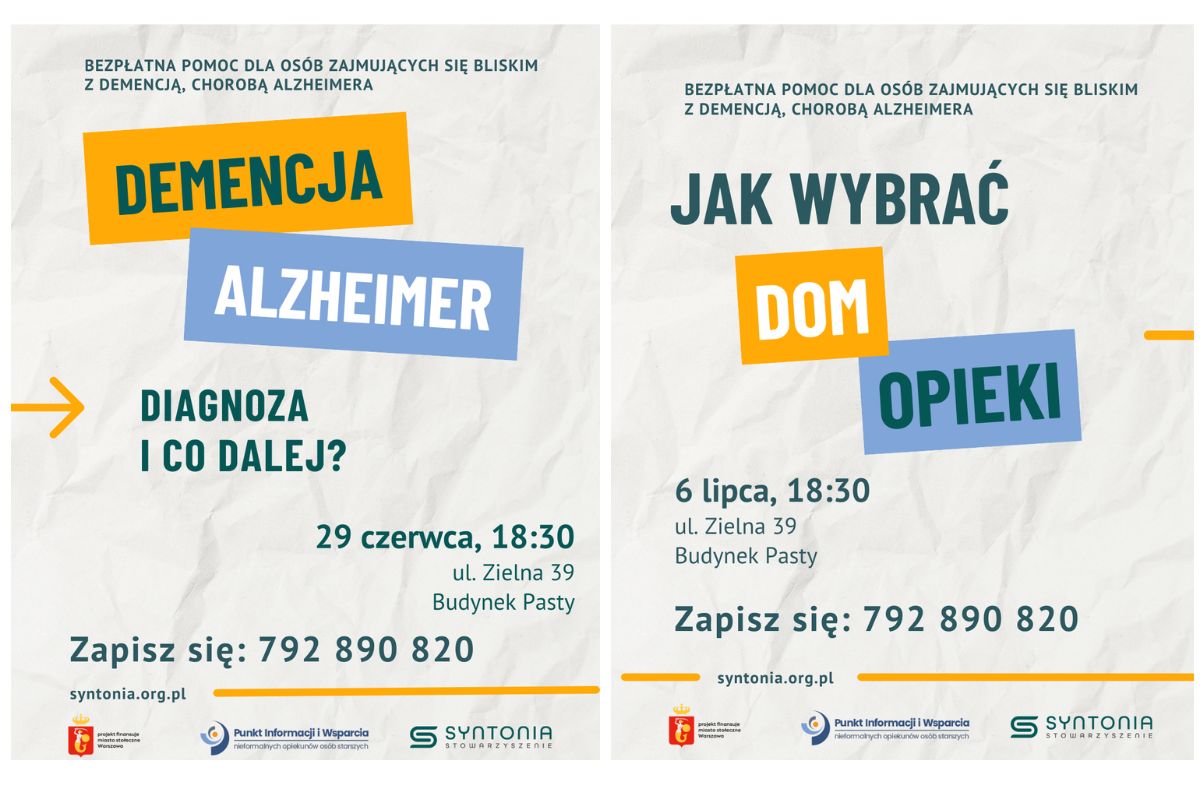 Plakaty z napisami, treść zawarta w artykule