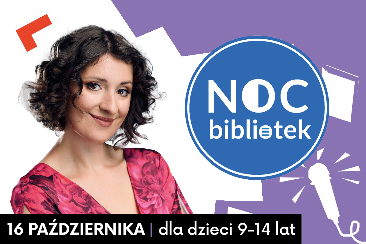 Spotkanie autorskie z Katarzyną Bereniką Miszczuk podczas nocy bibliotek