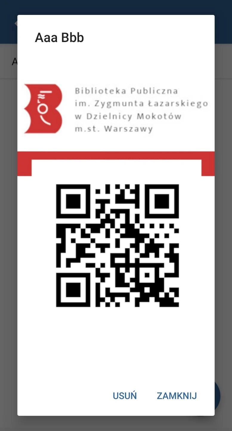 Aplikacja e-biblioteka MATEUSZ