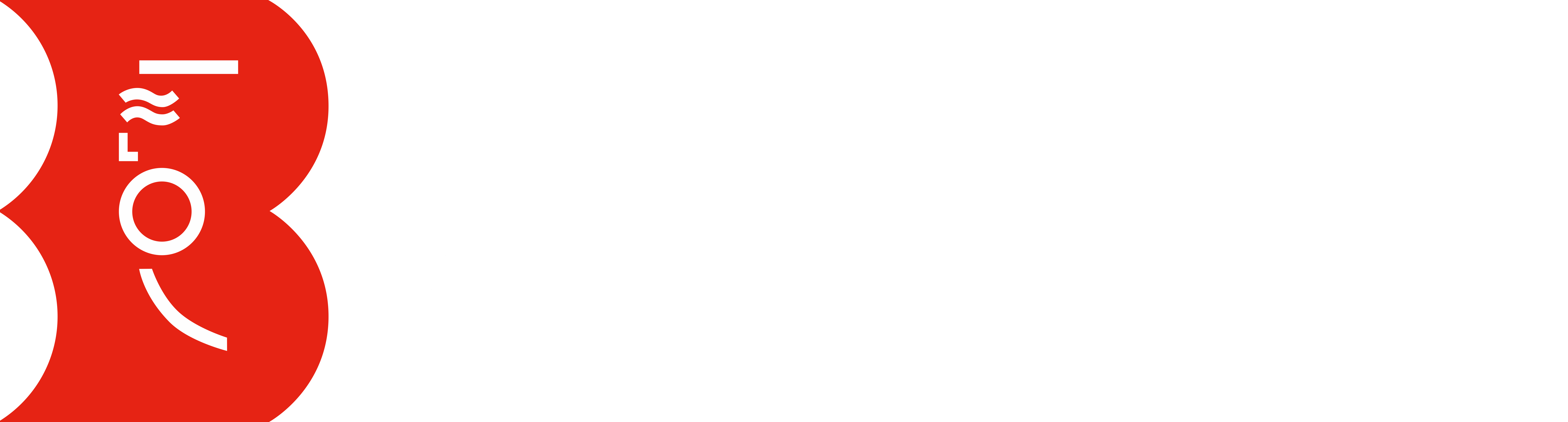Logotyp Biblioteki z białą nazwą