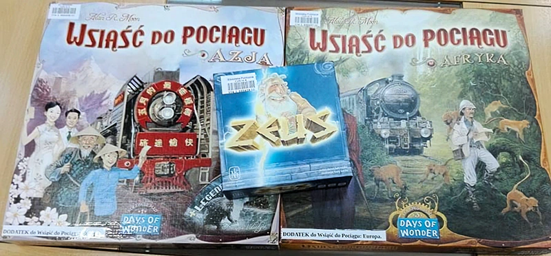 Planszówki marzec: Wsiąść do pociągu i Zeus.