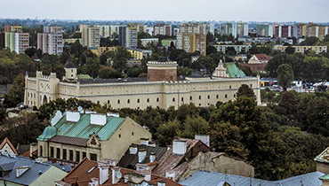 Na zdjęciu widoczna jest panorama Lublina