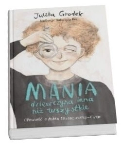 Okładka książki "Mania dziewczyna inna niż wszystkie"