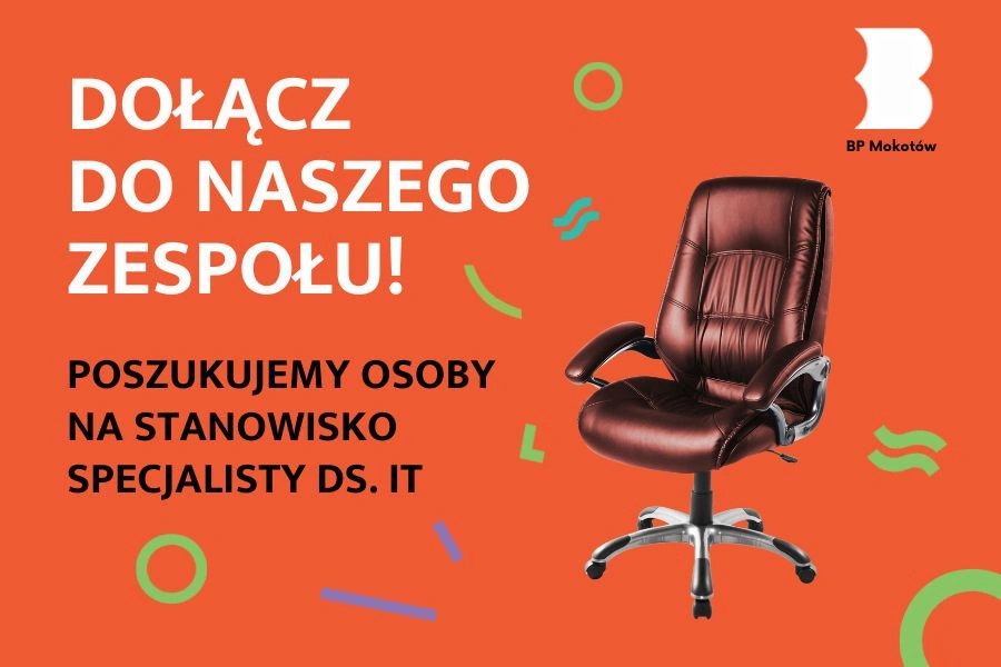 Ogłoszenie na stanowisko specjalisty ds. IT