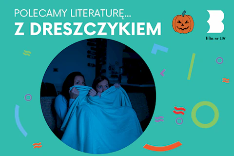 W ciemnym pokoju siedzą dwie kobiety schowane niemal w całości pod białym kocem. Widać tylko ich przestraszone oczy wpatrujące się telewizor.