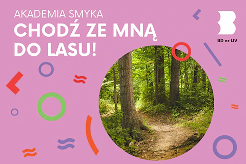 Gruntowa ścieżka w środku zielonego lasu.