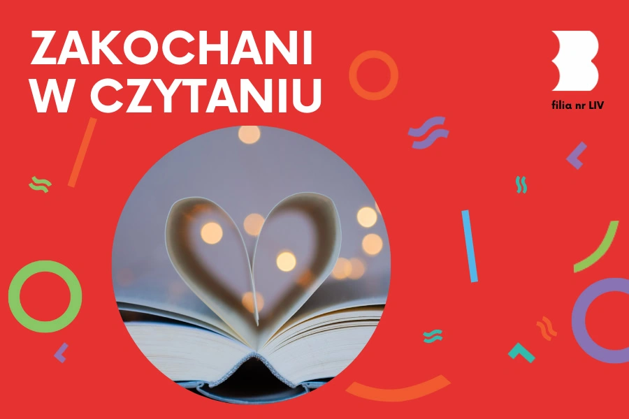 Otwarta książka widziana od spodu. Dwie środkowe kartki zostały ukształtowane w wizerunek serca.
