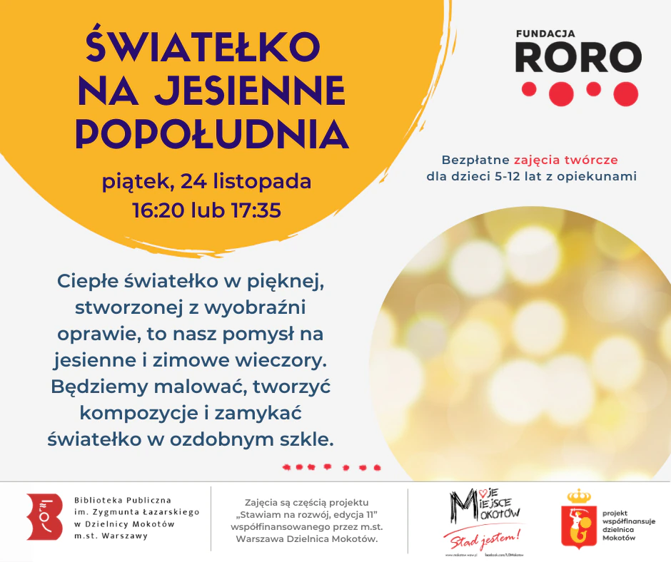 Poza tekstem zawartym w artykule, w prawym dolnej ćwiartce w kole jest zdjęcie wielu rozmazanych świateł.
