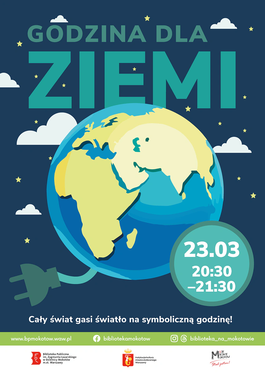 Rysunek globu ziemskiego z wystającym na południu kablem zakończonym wtyczką.