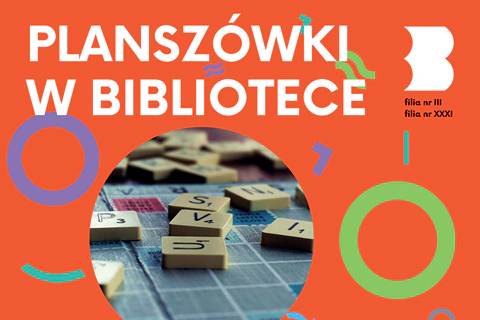 W kółku fragment planszy do skrabli.