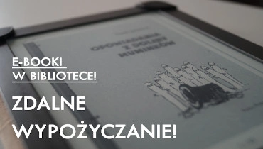 Plakat wydarzenia E-booki w bibliotece