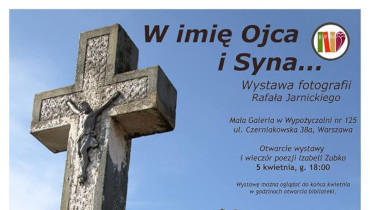 Plakat wydarzenia W imię Ojca i Syna...