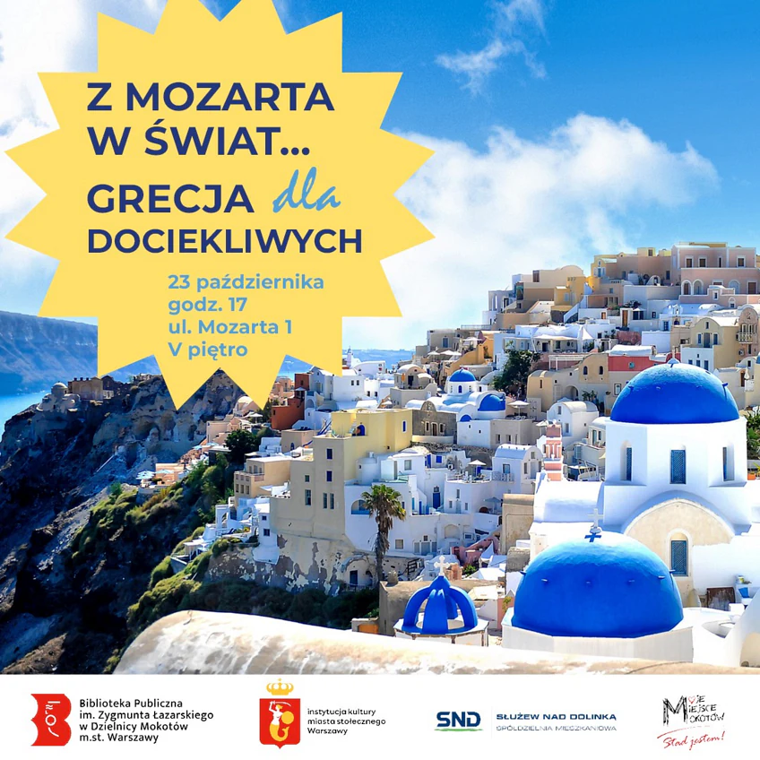 Zdjęcie greckiego miasteczka - białe i beżowe budynki ciasno zabudowane na wzgórzu. Do tego tekst zawarty w artykule.