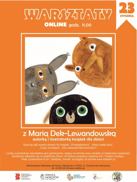 mbddim_biblioteka_z_ogrodem_plakat_Maria_Dek